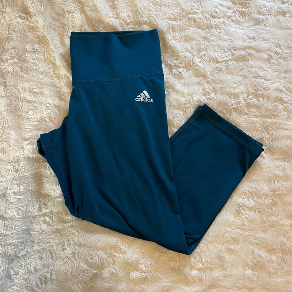 Adidas Cropped Leggings - Picture 1 of 2